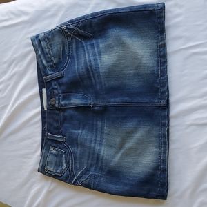 Mini denim skirt (size 0, xs)
